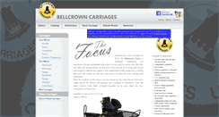 Desktop Screenshot of bellcrowncarriages.com